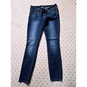 Lucky Brand Women Dark Wash Denim Skinny Jeans Classic Everyday Style Size 2/26R